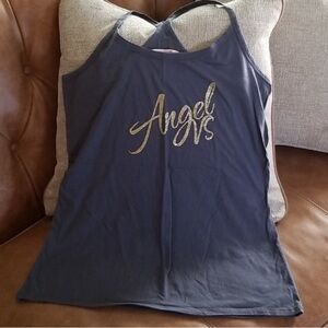 Victoria's Secret Angels Tank Top Medium * Blue/Gray